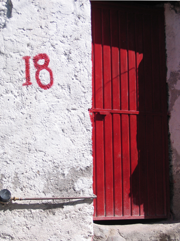 red door #18
