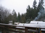 Suquamish rooftops in the snow